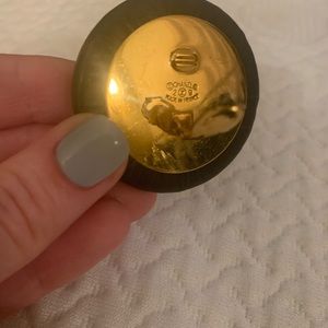 Vintage Chanel Leather Earrings